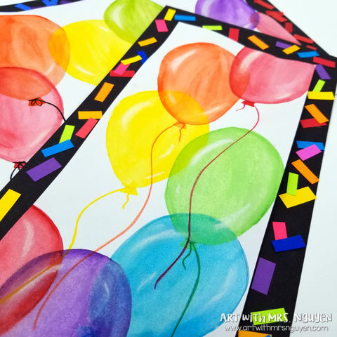 Art Lesson: Color Mixing Balloons