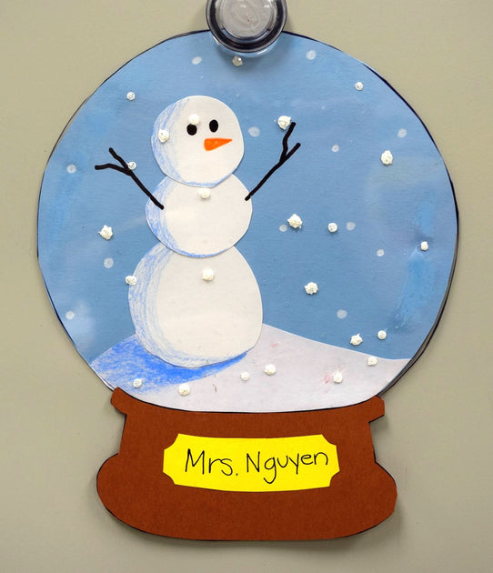 Snow Globe Snowman Scene Art Party Kit! At Home Paint Party Supplies! –  Teresa's Spot for All Things Art