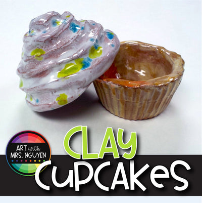 Art Lesson: Clay Cupcakes