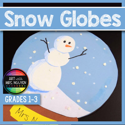 Art Lesson: Snow Globe Collage