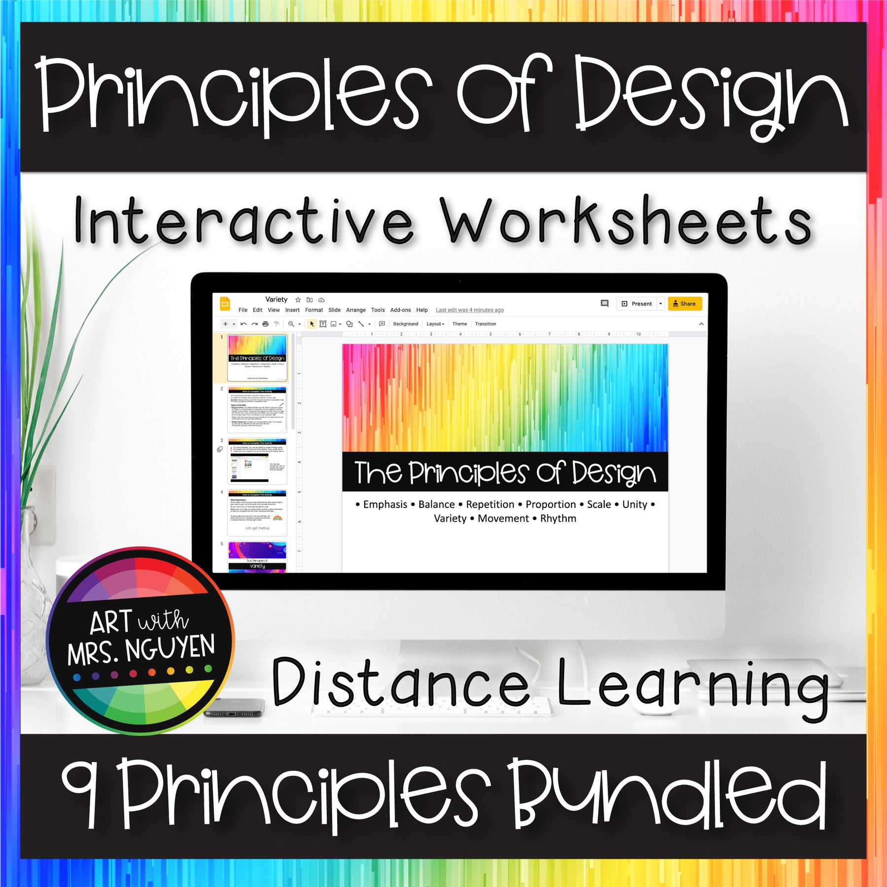 Worksheets Learning Principles Principles Of Design Worksheet The Elements And Principles Of Design