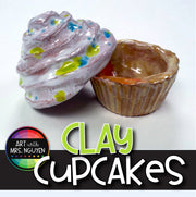 Art Lesson: Clay Cupcakes