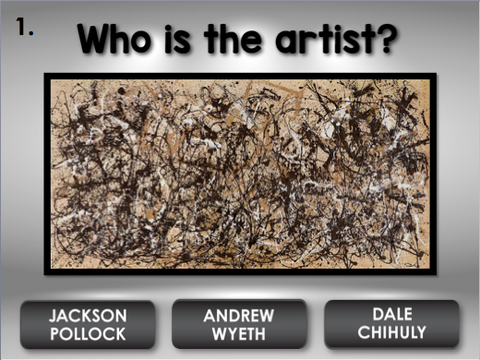 Who's That Artist: Interactive PowerPoint Art Game