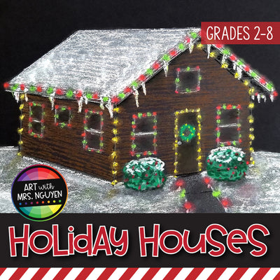 Art Lesson: Holiday Houses