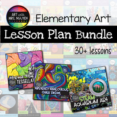 Elementary Art Lesson Plan Bundle