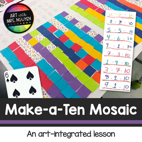Make-a-Ten Mosaic - Arts Integration