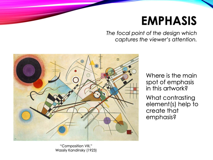 Emphasis Principle Of Design Artwork