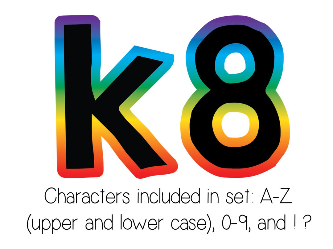 3D Outlned Letters Complete Set A-Z - Etsy