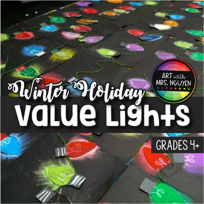 Art Lesson: Holiday Value Lights