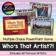 Who's That Artist: Interactive PowerPoint Art Game
